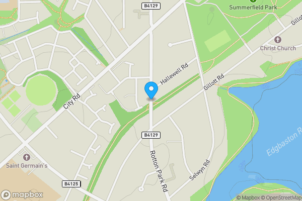 Map location for 2 The Lodge, Rotton Park Road, Birmingham, West Midlands B16 9JJ