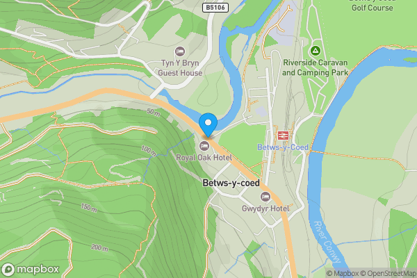Map location for Holyhead Road, BETWS-Y-COED, Gwynedd, LL24 0BN