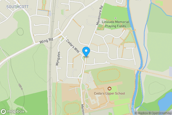 Map location for East Side of Mentmore Road, Leighton Buzzard, Bedfordshire, LU7 2NY