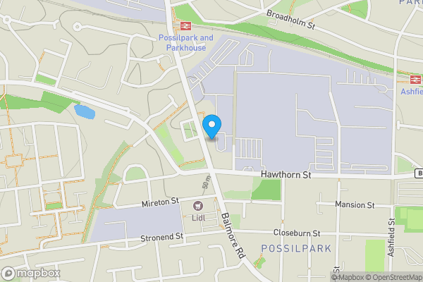 Map location for 144 Balmore Road, Glasgow, G22 6LJ