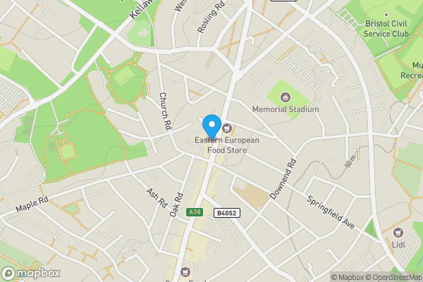 Map location for Tramshed 1 - 3, 430 Gloucester Road, Horfield, BS7 8TX