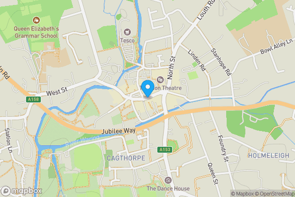 Map location for Former Barclays Bank, High Street, Horncastle, Lincolnshire, LN9 5HS