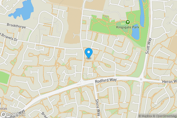 Map location for 32 Sandy Lodge, Yate, Bristol, Avon, BS37 4HE