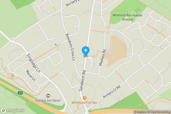 Map location for Ashgold House, Whitfield Road, Whitfield, Kent, CT16 3HZ