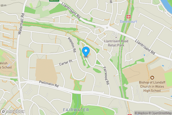 Map location for Fairwood Road, Cardiff, CF5 3QH