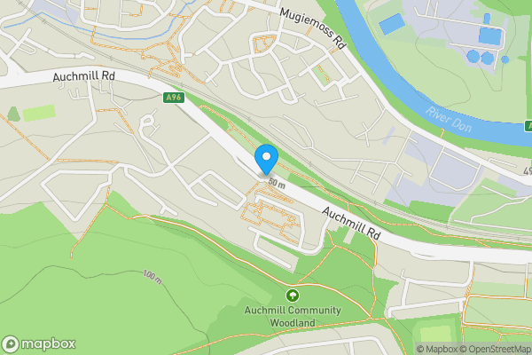 Map location for 208 Auchmill Road, Bucksburn, Aberdeen, Aberdeenshire, AB21 9NA