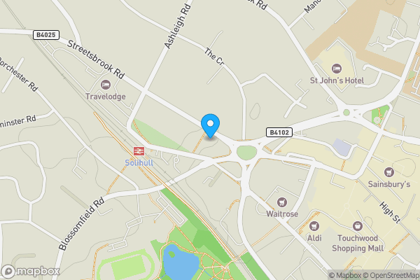 Map location for 656 Streetsbrook Road, Solihull, B91 1LB