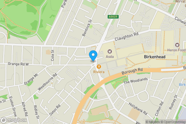 Map location for Former Yates Wine Lodge, Oliver Street, Birkenhead CH41 6EJ