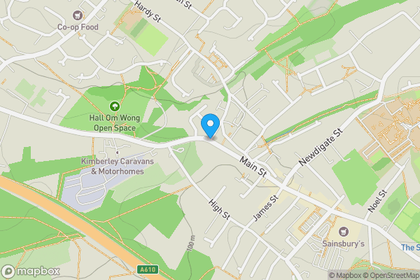 Map location for Land to the North side of Main Street, Kimberley, Nottingham NG16 2NL