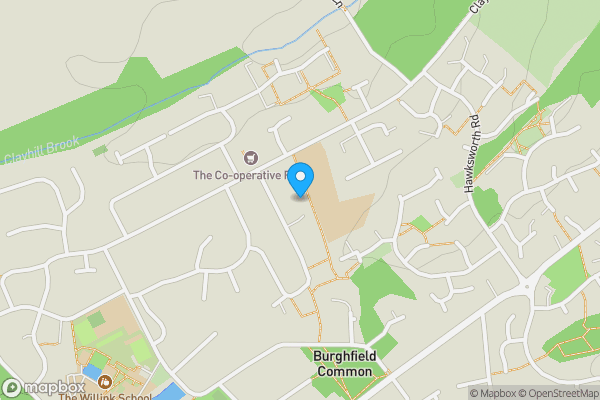 Map location for 7 Woodlands Avenue Burghfield Common, Reading, Berkshire, RG7 3HU