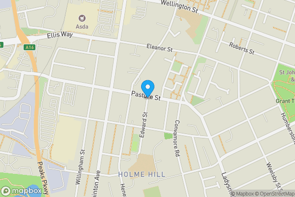 Map location for 4 Edward Street, Grimsby, South Humberside, DN32 9HJ