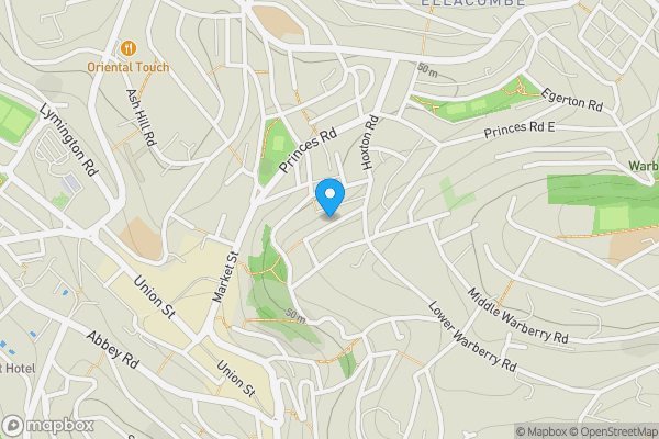 Map location for 25A Pennsylvania Road, Torquay, Devon, TQ1 1NX
