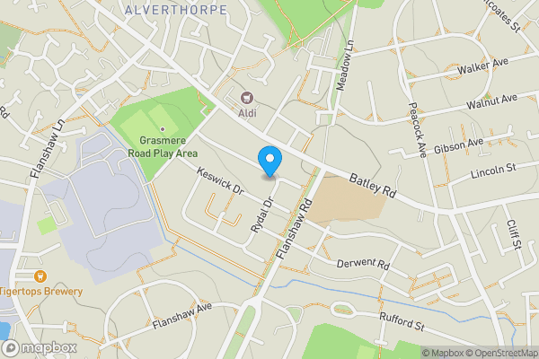 Map location for 38 Eskdale Road, Wakefield, West Yorkshire, WF2 9HF