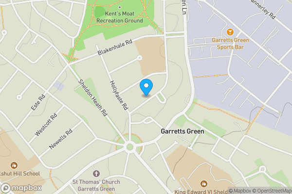 Map location for 173 Outmore Road, Birmingham, B33 0UP