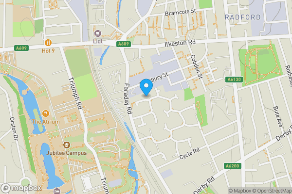 Map location for 5 Shelby Close Lenton, Nottingham, Nottinghamshire, NG7 2FL