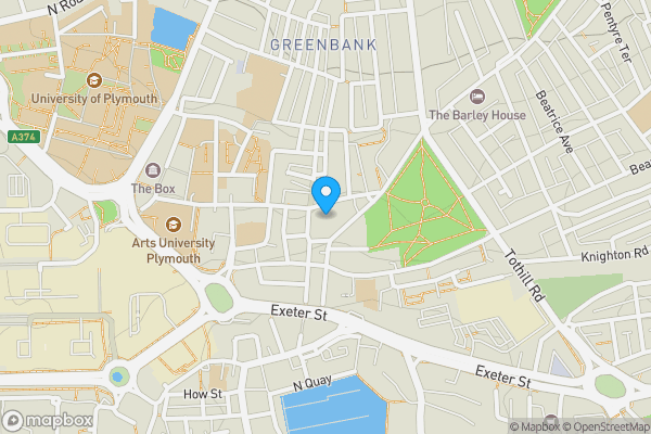 Map location for 4 &amp; 4a Gascoyne Place &amp; 43 Regent Street, Plymouth PL4 8DF