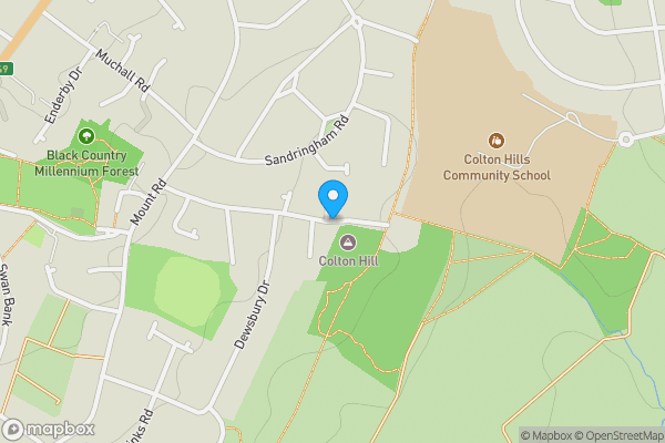 Map location for Chanterelle Gardens, WOLVERHAMPTON, West Midlands, WV4 5SH