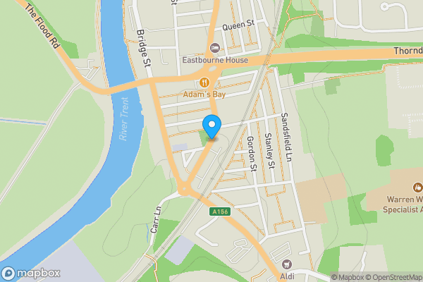 Map location for Ashcroft Road, GAINSBOROUGH, Lincolnshire, DN21 1LD