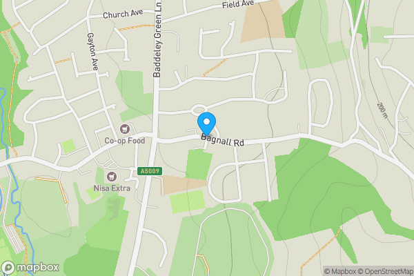 Map location for Bagnall Road, Stoke-on-Trent ST2 7AZ