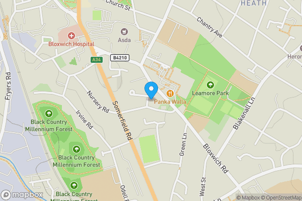 Map location for 36 Old Lane, Walsall, West Midlands, WS3 2DD