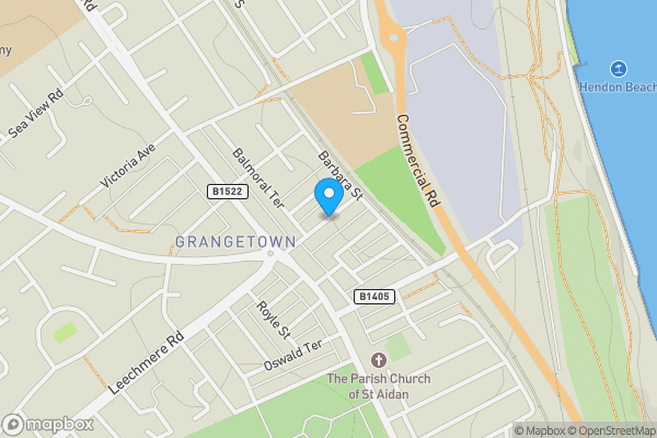 Map location for Regent Terrace, Sunderland, SR2 9QN