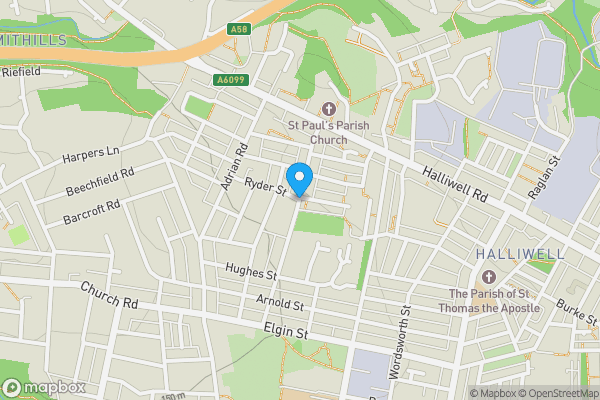 Map location for Cloister Street, Bolton, Lancashire, BL1 3JX