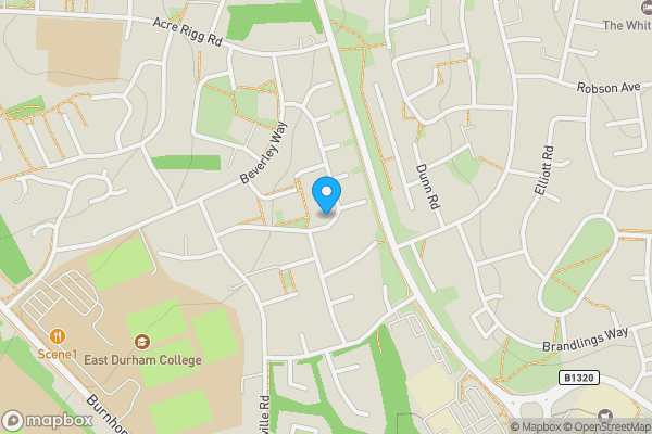 Map location for 52. Basingstoke Road, Peterlee, County Durham, SR8 2AW