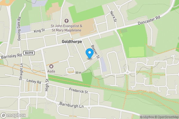 Map location for Cross Street, ROTHERHAM, South Yorkshire, S63 9HR