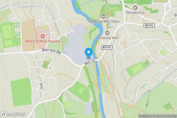 Map location for Bowden Engineering Market Lane, Ottery St. Mary, Devon, EX11 1AH