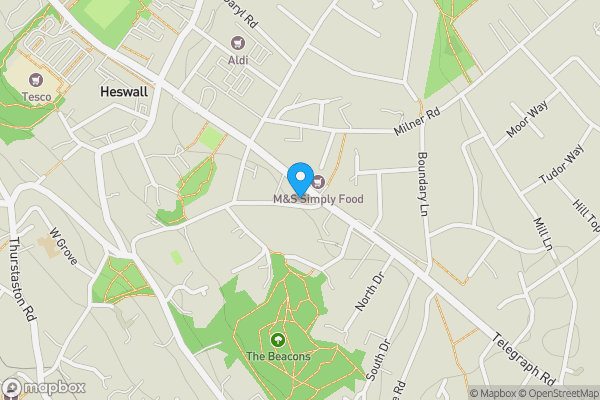 Map location for Heswall Point 1 Rocky Lane South, Heswall, Merseyside, CH60 0DE