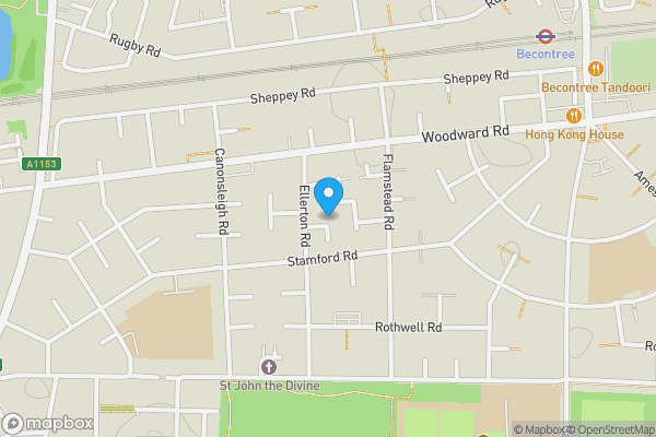 Map location for 2, Billings Close, DAGENHAM, Essex, RM9 4HP