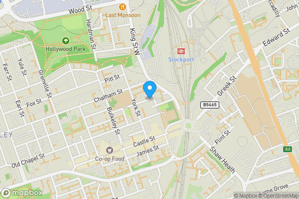 Map location for Bowdon Street, Edgeley, Stockport, SK3