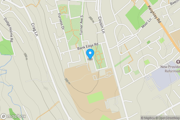 Map location for 80 Weavers Brook, Cumberland Close, Halifax, West Yorkshire HX2 8NF