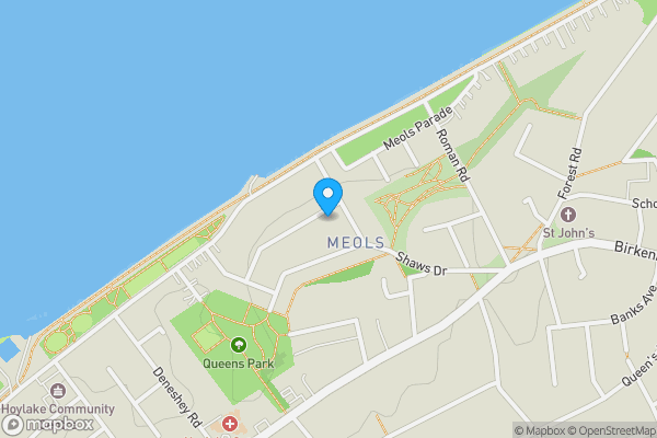 Map location for 1 Garden Hey Road, Wirral, CH46 6HF