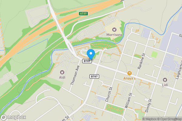 Map location for 80 High Street, 2010 Bar, Johnstone, Renfrewshire, PA5 8SP