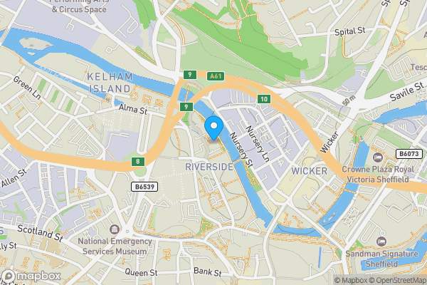 Map location for 148, Redgrave, Millsands, SHEFFIELD, South Yorkshire, S3 8NF