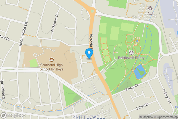 Map location for 453 Victoria Avenue, Southend-on-Sea, Essex, SS2 6NJ