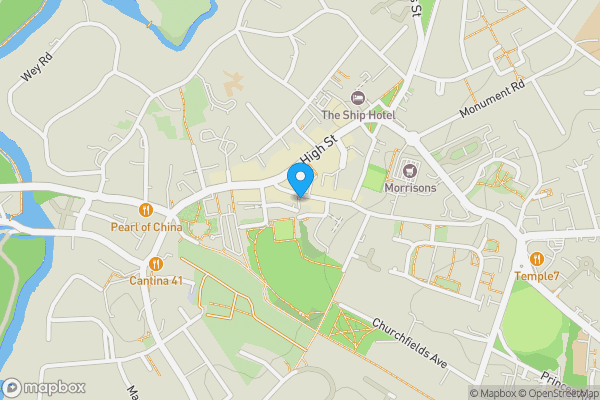 Map location for 37/39 Baker Street, Weybridge, Surrey, KT13 8AE