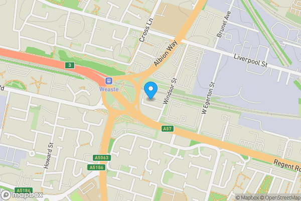 Map location for Apartment 31, Sandringham House, 15 Windsor Street, Salford, Greater Manchester M5 4AX