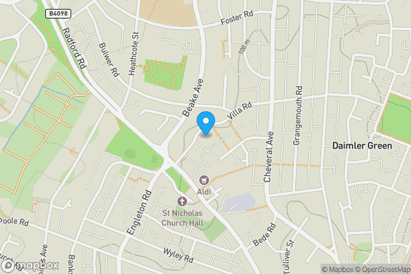 Map location for 30 Villa Road, Coventry, CV6 3DA