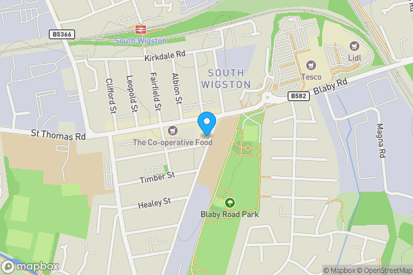 Map location for Hams Plaice Fish & Chips , 11 Canal Street, Wigston, Leicester, le18 4pl