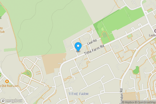 Map location for Garages Adjacent 6 Leaf Road, Houghton Regis, LU5 5JH