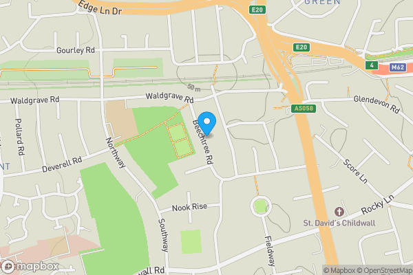 Map location for 26 Beechtree Road, Liverpool, Merseyside, L15 7LW L15 7LW