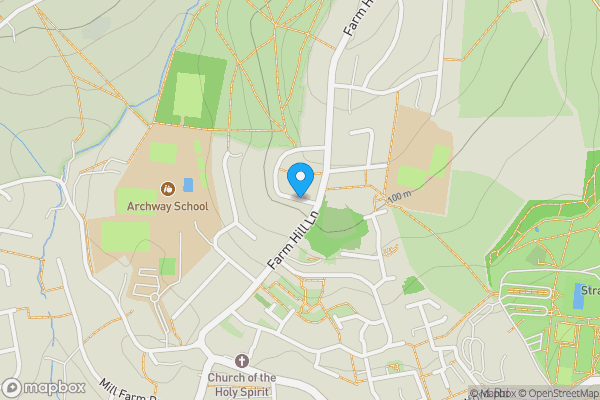 Map location for Plot 56 Gladwish Farm, Farmhill Crescent, Stroud, Gloucestershire, GL5 4BZ