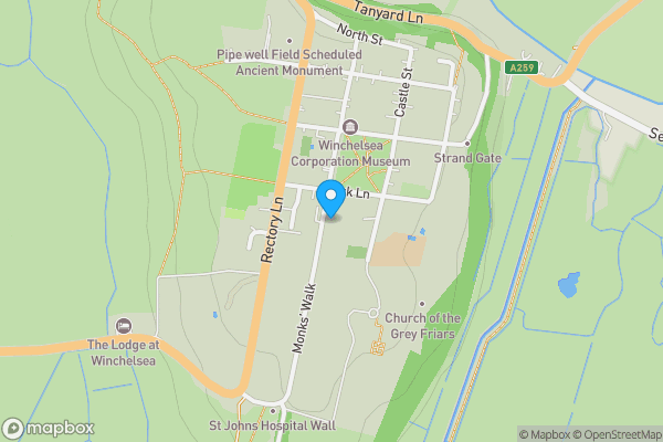 Map location for 7 Trojans Platt, Winchelsea, East Sussex,TN36  4EP