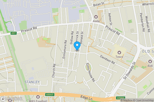 Map location for 33 Maskell Road, Liverpool L13 2AD