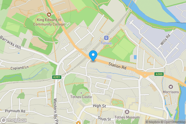 Map location for 9 Queens Terrace, Totnes, Totnes, TQ9 5JQ