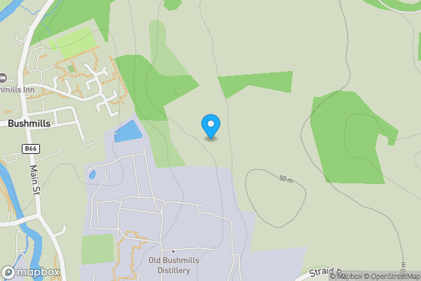 Map location for 3 Dunluce Court, Bushmills, County Antrim, BT57 8XE