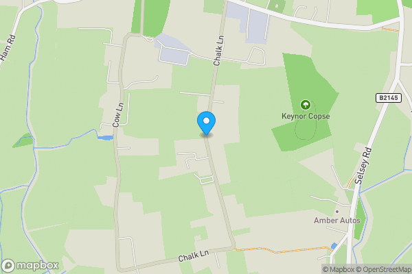 Map location for Chalk Lane, CHICHESTER, West Sussex, PO20 7LW