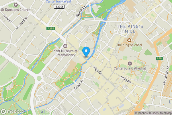 Map location for 5-5A St. Peters Street, Canterbury, Kent, CT1 2AT